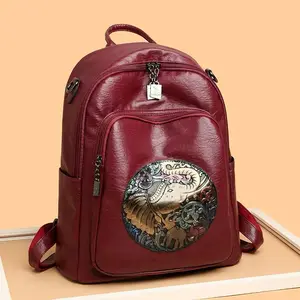 {Only In TikTok Exclusive} MOONBAGS Tas Ransel Wanita Backpack Gajah & Rusa muat LAPTOP - 2977