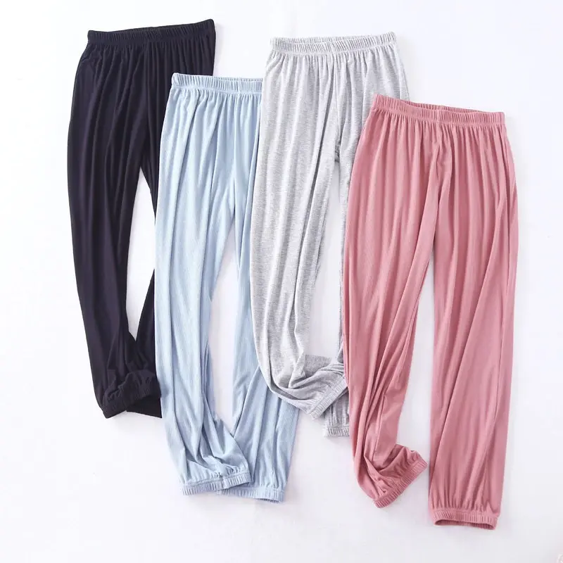 2pcs Celamis Kerut Bahan Kaos Rayon PE Nyaman dan Melar, Ukuran Standar dan Jumbo Celana Dalaman Wanita Panjang