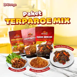 PAKET TERPAROE MIX (1 PACK PAROE MERCON + 1 PACK IGA MERCON + 1 PACK CEKER MERCON TANPA TULANG) BOLOSEGO
