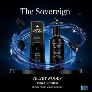 VELVET WOODS | Parfum Pria Karismatik CEO - Extrait De Parfum Sillage Kuat Tahan 24 Jam - The Sovereign 30 ML