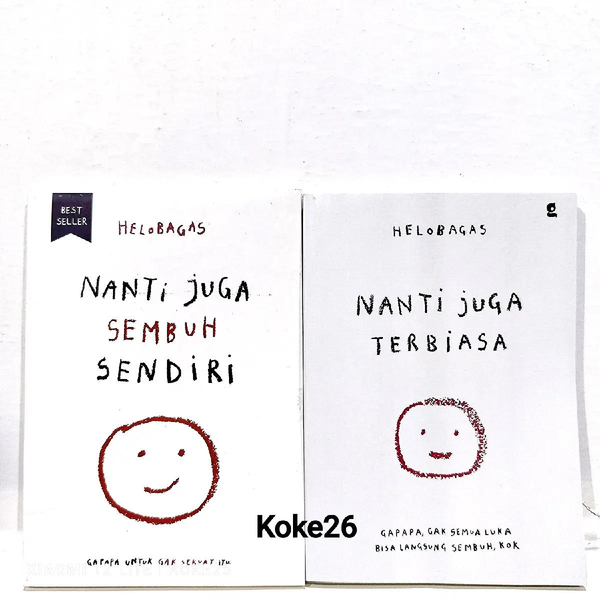 PAKET 2 BUKU MOTIVASI NANTI JUGA SEMBUH SENDIRI + NANTI JUGA TERBIASA : HELLO BAGAS Psychology