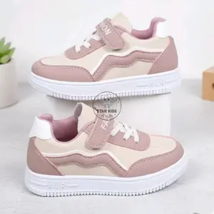 Star Kids Sepatu Sneakers Anak Perempuan Casual Size 26-35 Fashion Untuk Liburan Dan Sekolah Bahan Sintetis PVC Nyaman Dan Tidak Licin