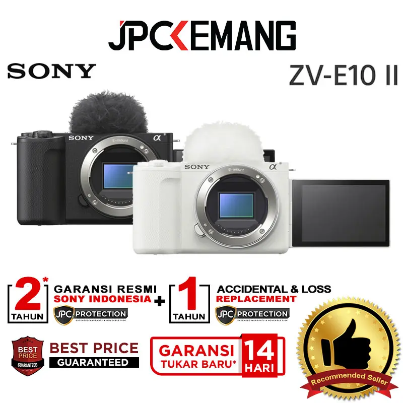 Sony ZV-E10 II Body Only Mirrorless Camera Sony Sony ZVE10 ZVE 10 Mark 2 Garansi Resmi
