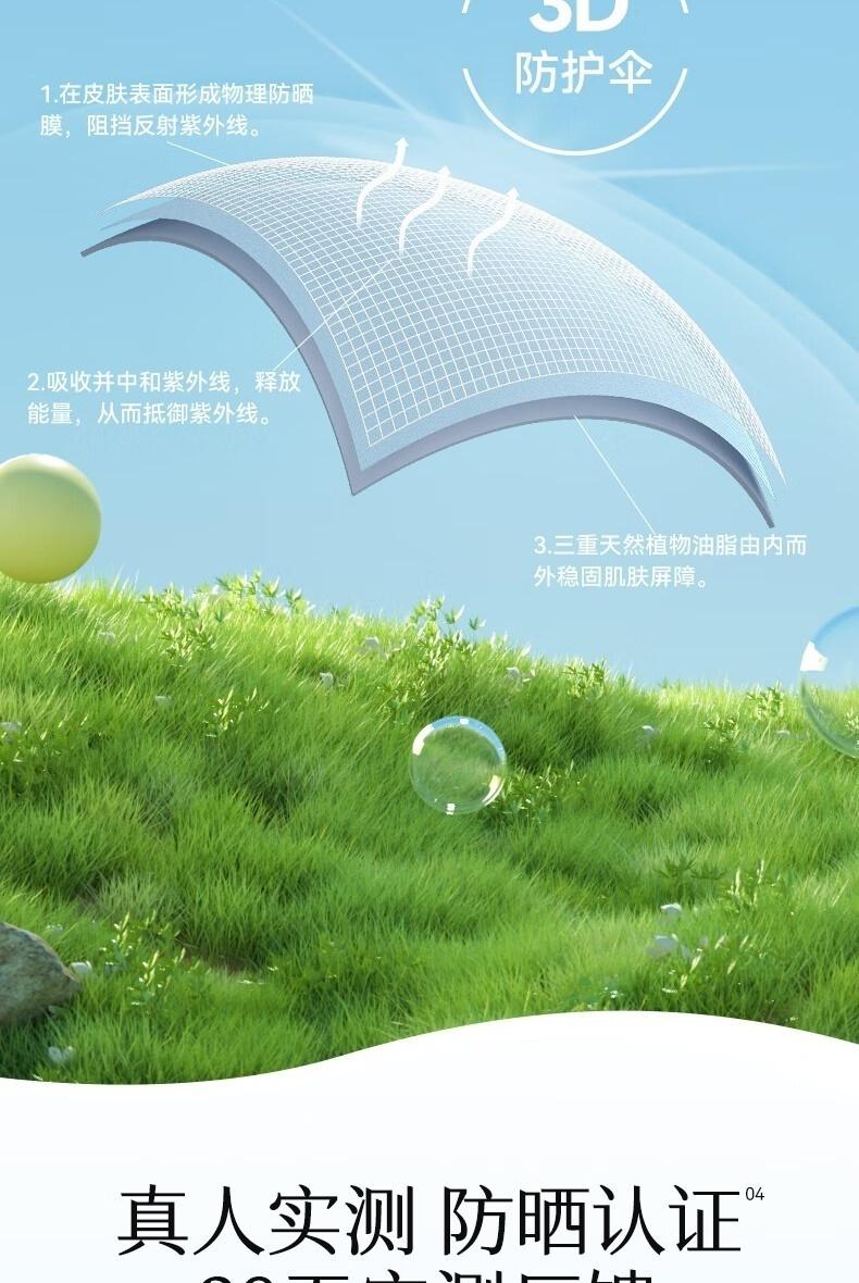 Product Introduction of JOYRUQO Watery High-power Sunscreen Milk Refreshing and non-sticky One-touch water-soluble sunscreen Facial Skincare Skin Repair Comfort 40g 4