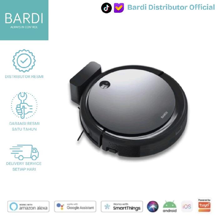 Gambar BARDI ROBOT VACUUM CLEANER SMART WIFI X - GM (BRUSH&MOP) Cleaning Remote dari Bardi Distributor Official Kota Administrasi Jakarta Barat Tokopedia