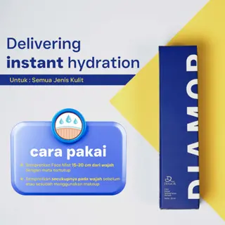 MORLAB - PAKET COMBO BRIGHT ( 1 PCS MORLAB V10 VITMANIN TONE UP CREAM + 1 PCS NOURISHING BRIGHT GLOW MIST ) BPOM 7