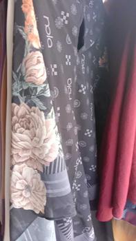 Product Review of NOLA- Khimar printing vol 33 hijab ceruty instant 2 layer Santai Ceruti Layer Panjang Soft Syari Muslim Kerudung Hitam from S**h 1