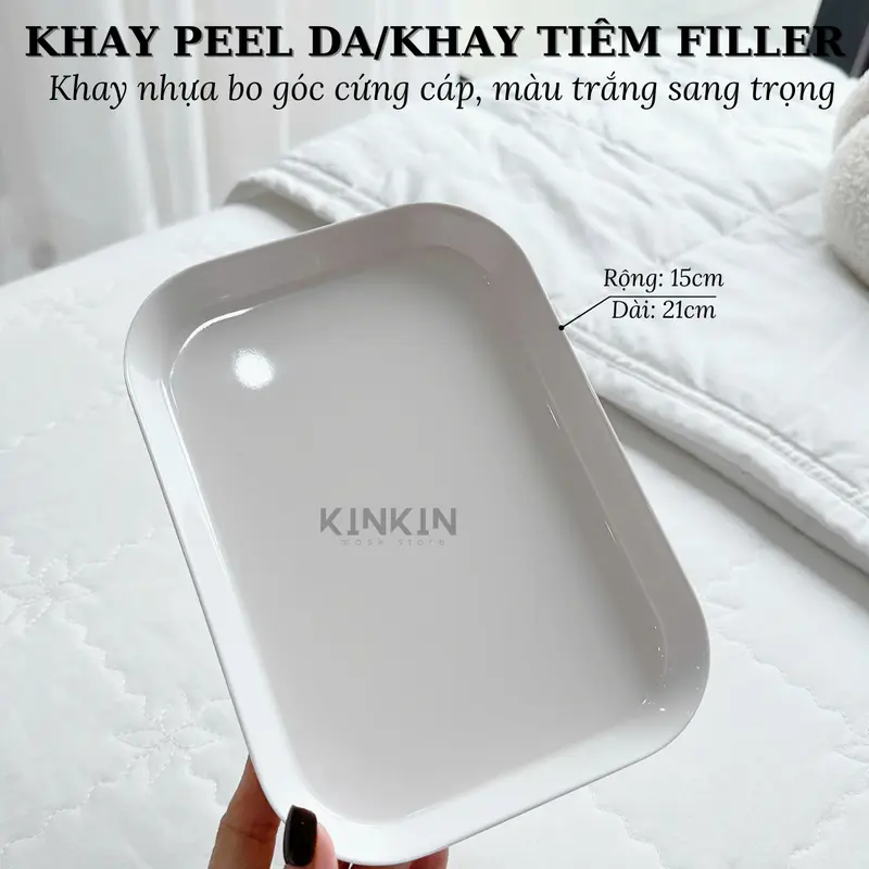 Khay peel da dùng làm khay spa, khay filler phong cách Hàn Quốc - chất liệu nhựa 5