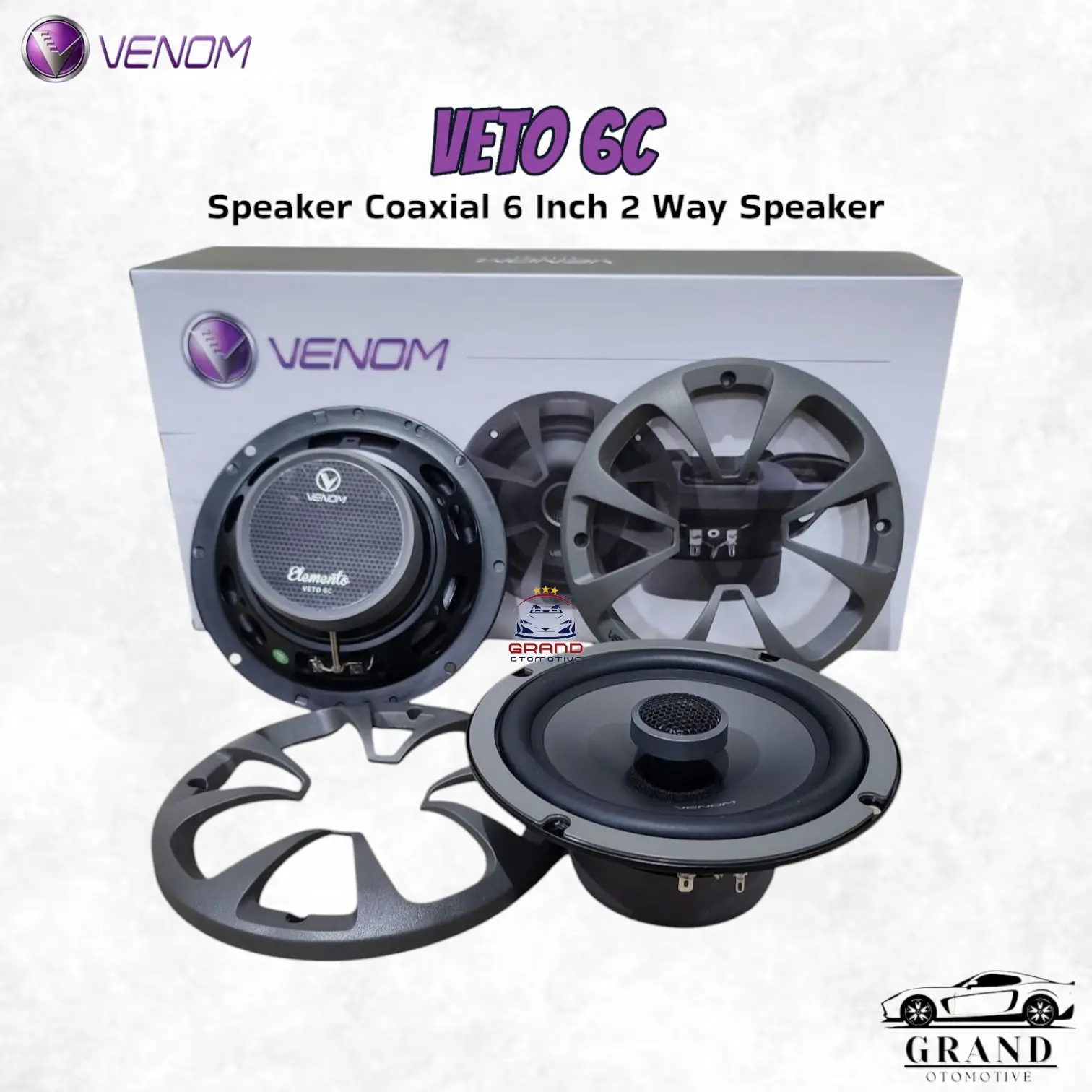 SPEAKER COAXIAL VENOM VETO 6C COAXIAL ELLEMENTO 6C