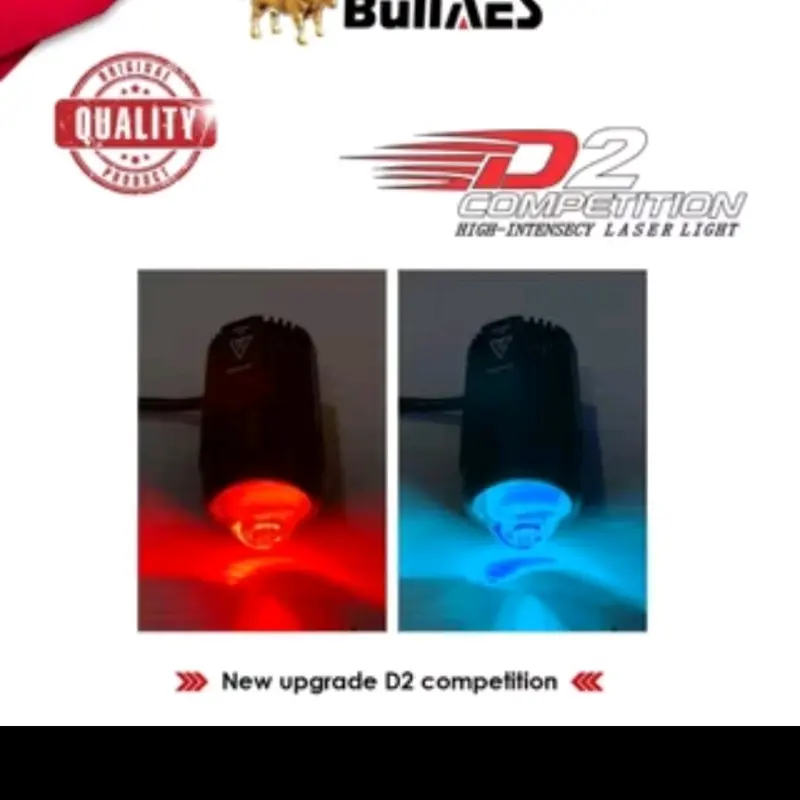 LAMPU TEMBAK D2 LASER COMPETITION 30 WATT BULLAES 3