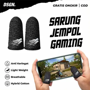 2 PCS AEROWOLF SEPASANG SARUNG JEMPOL GAMING PREMIUM ANTI KERINGAT BISA COD Accessories