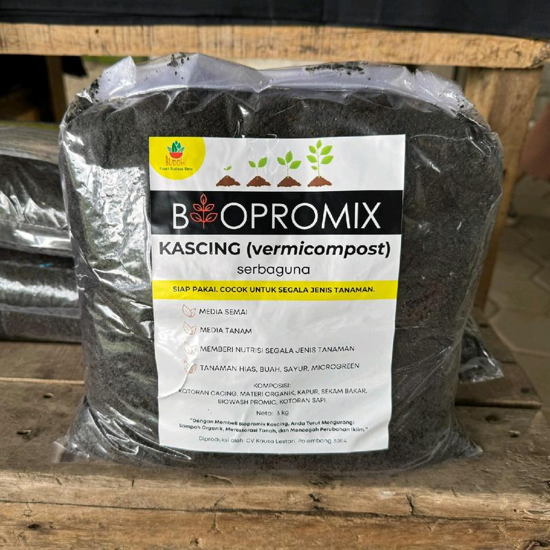 BIOPROMIX KASCING - KOMPOS CACING - VERMICOMPOST - PUPUK Tanaman 0