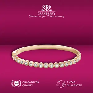 OS1-B24 Gelang Wanita Cranberry Wanita Cranberry Jewelry Premium Lapis Emas 18k Anti Luntur Anti Berubah Warna Garansi 1 Tahun Resmi Size Adjustable Kualitas Grade Terbaru Aksesoris Perhiasan Gelang Nikah Permata VVS1 Elegan COD