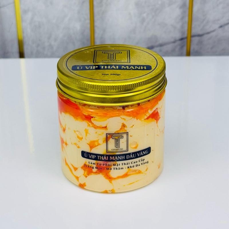 Kem Body Ủ Vip Thái Mạnh Dầu Vàng, Hủ 200gram