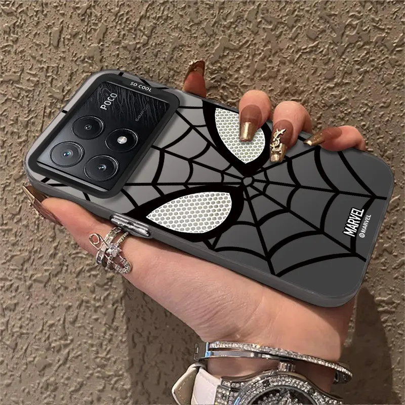 Casing Hp Hardcase Spiderman For Redmi K70E POCO X6PRO(5G） Marvel Case Glossy 4