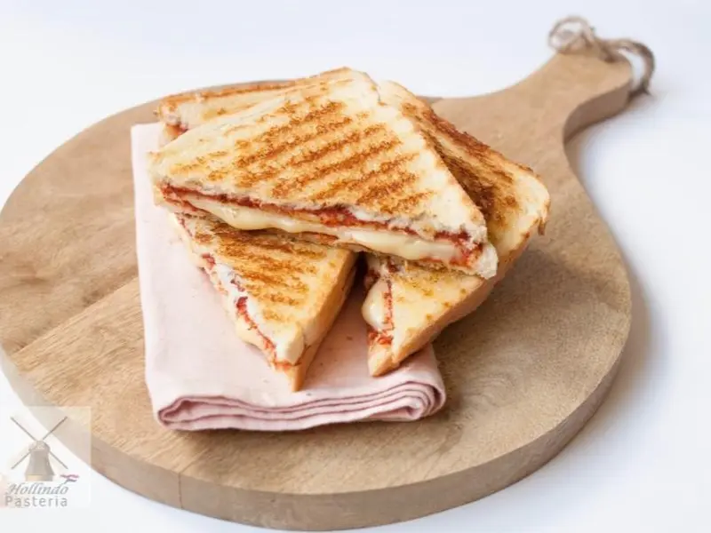 Cheese Ham Toasted Bread/Croque Monsieur/Tosti/Roti Grilled 4