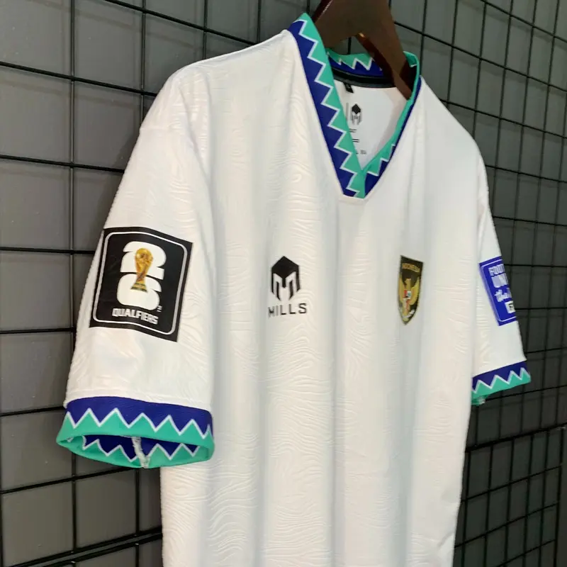 Jersey Timnas 2023-2025 FULLPATCH Bahan Embos Monokrom Pria dan Wanita - Tersedia Bigsize Oversize Terlaris 3