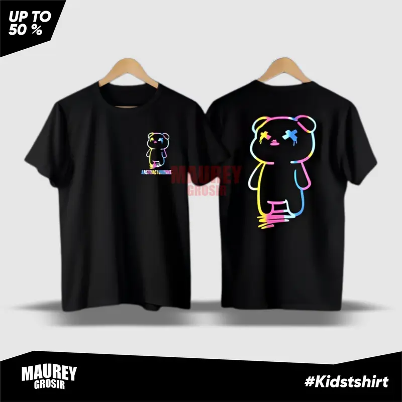 Fashion Anak-Anak Kaos Teddy Bear Usia 5-14th Terlaris Terkeren 7