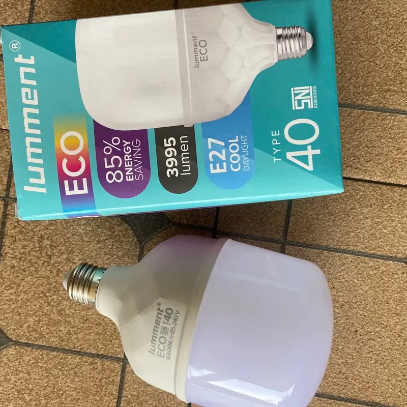LED T BULB MURAH TERANG BERKUALITAS GARANSI NYALA 5WATT 15WATT 20WATT 30WATT 40WATT 6