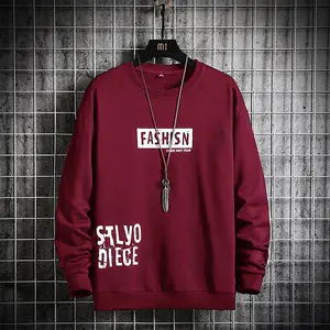 COD baju lengan panjang size L,XL,XXL kaos ditro FANDY baju pria keren fashion pria Fit Motif Fit Motif Sablon Distro Sweater Casual Sweatshirt