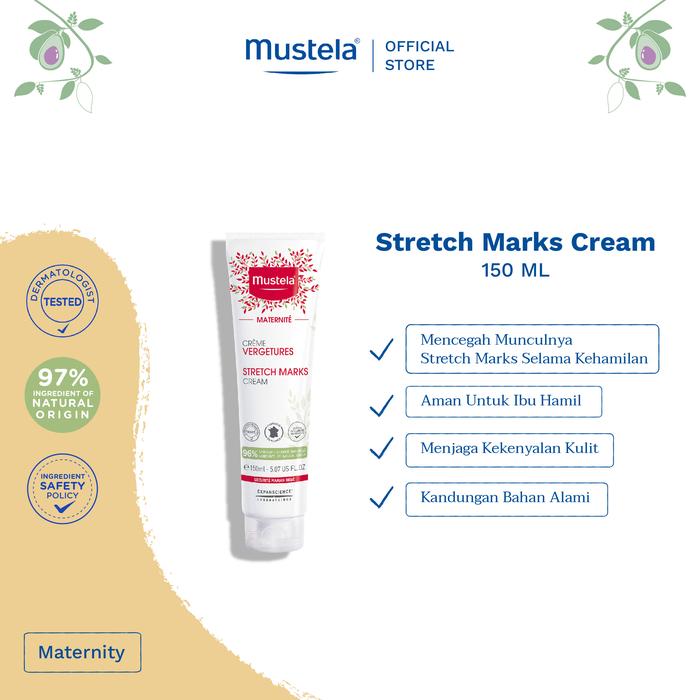 Gambar Mustela Stretch Marks Cream 150 ml - Krim untuk mencegah Stretch Marks dari Mustela Indonesia Kota Tangerang Tokopedia