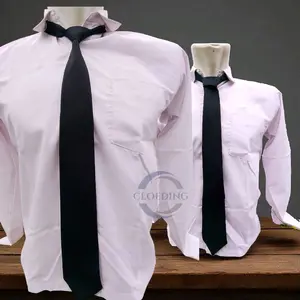 DASI HITAM POLOS PANJANG FORMAL INSTAN PEREKAT DAN MANUAL (TANPA PEREKAT) 43CM