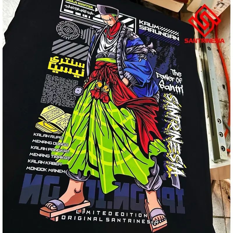 Kaos Santri Santrinesia Ngaji Hunter Nyantri v18 2