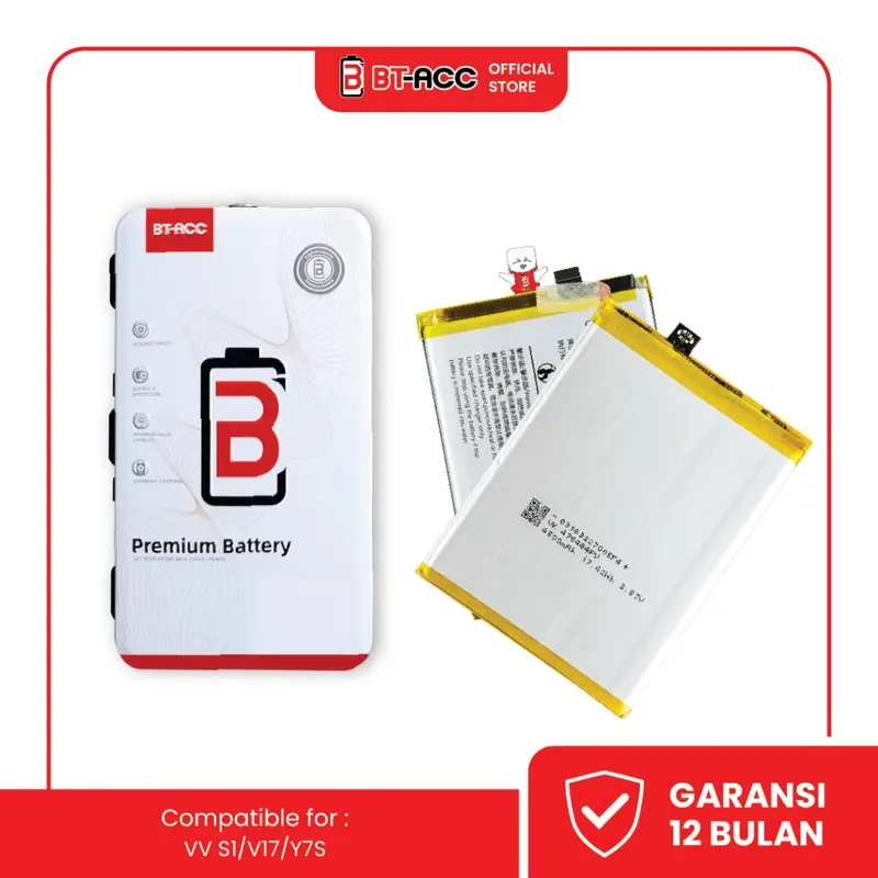 BT-ACC B-H0 Battery Baterai Battre Compatible For Vivo V17 / S1 / Y7S