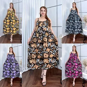 DRESS YUKENSI NAGITA MOTIF ATALIA LD 120 BAHAN RAYON ADEM