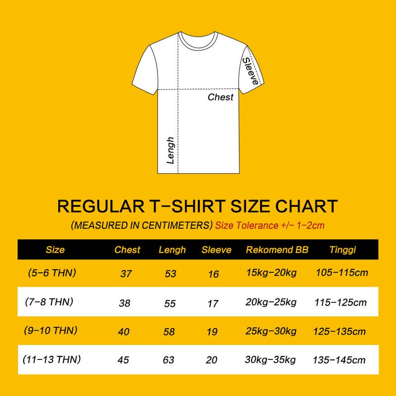 Product Introduction of Tshirt Kaos Baju Anak 6-13 Tahun Unisex Lengan Pendek Fashion Sablon Plastisol COD - K054 0