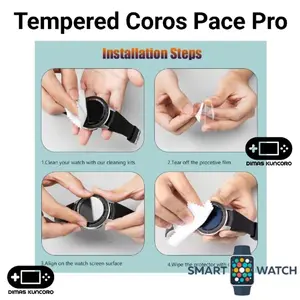 Tempered Coros Pace PRO antigores glass pelindung layar lcd