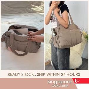 SG  Premium Nylon Quality Shoulder Puffy Gym Staycation Travel Large Bag Easy To Carry