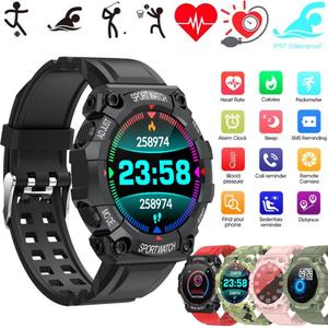 FD68 Smart Watch LED LCD Display Smart Bracelet Touch Control Waterproof Fitness Tracker