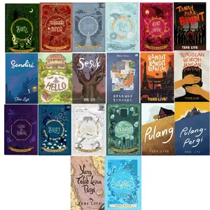 Buku Novel / ILY / Selamat Tinggal  / Bandit Bandit Berkelas / Si Putih / Aldebaran / Pulang / Pulang Pergi / Bumi / Sendiri / Hello / Sesuk / Yang Telah Lama Pergi / Sagaras / Bulan / Komet Minor / Lumpu / Teruslah Bodoh Jangan Pintar  BEST SELLER