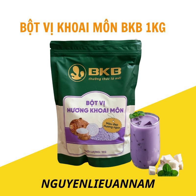 BỘT VỊ KHOAI MÔN BKB túi 1kg pha trà sữa khoai môn thơm ngon, màu đẹp, chuyên…