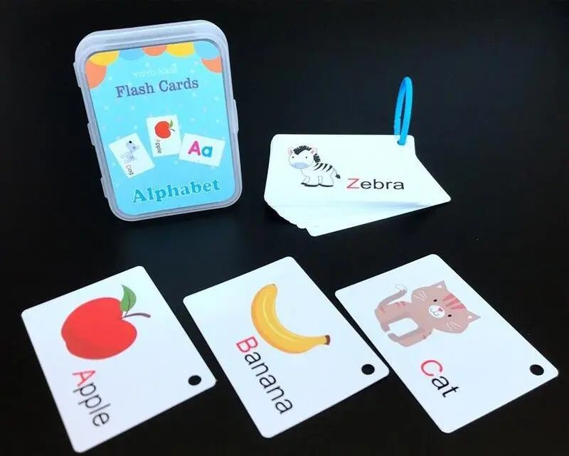 Early childhood learning English flash cards