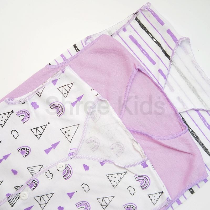 Paket 18pcs Setelan Baju Bayi Celana Bayi Baru Lahir Gift Set Baby Serian Ungu SNI SR 03 5
