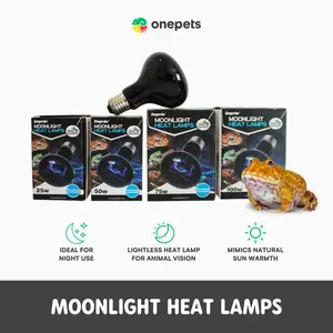 Lampu UVA Reptile Gian Garden Moonlight  Heat Lamps