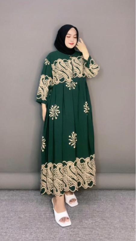 Daster kirana lengan 3/4 ,kancing depan ,busui frendly ,  Nyaman,bahan adem ,bisa untuk bumil