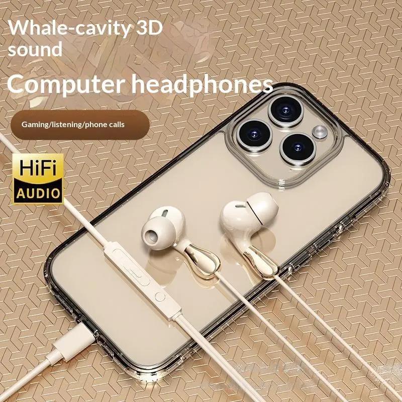 có dây trong tai nghe tai nghe hifi âm thanh stereo trong Line kiểm soát cho trò chơi nghiên cứu gọi phù hợp cho điện thoại máy tính xách tay máy tính