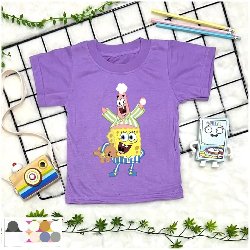 Baju Kaos Anak Spongebob - Fashion Anak-anak 2
