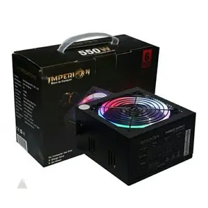 Imperion Power Supply PSU Gaming P500 550W LED VGA 6 Pin RGB untuk Komputer Gaming
