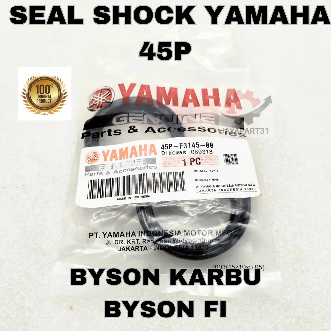 SEAL SHOCK YAMAHA 45P ASLI ORIGINAL 100% YAMAHA BYSON KARBU, BYSON FI