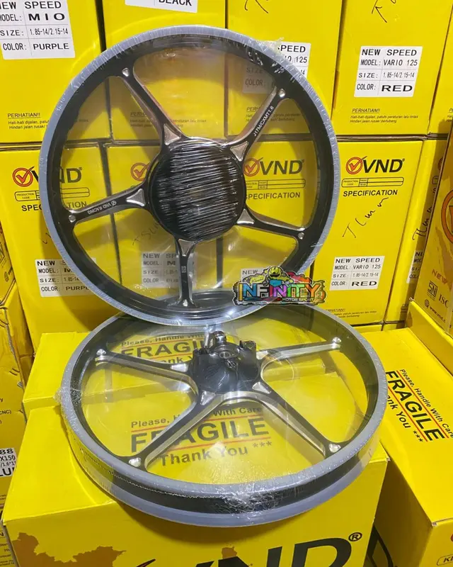 VELG VND NEW SPEED BEAT/SCOOPY/VARIO110 VARIO125/150 AEROX 155/ All NEW AEROX 155 NMAX NEW MIO SPORTY Aluminium Alloy Motorcycle 7