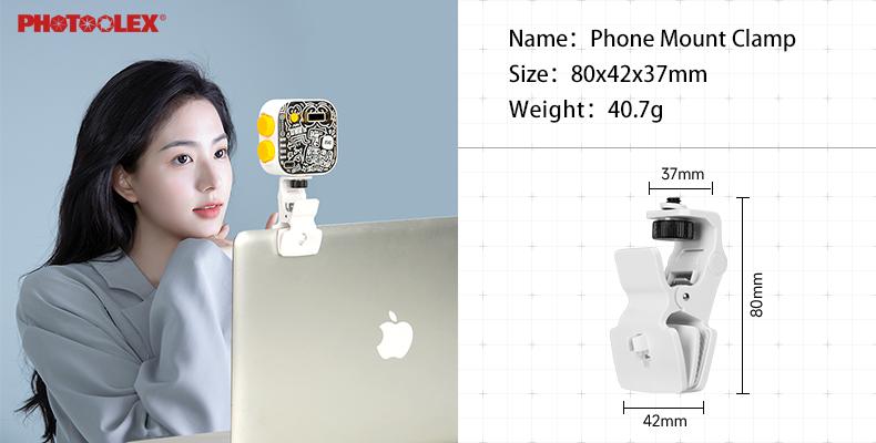 Photographic Camera Smartphone Equipment Holder Accessories ABS Plastic Chips/ ABS Plastic Tripods/ Silicon Softbox