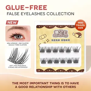 [Skistore] Bulu Mata Palsu Tanpa Lem Eyelashes Extension Dancing Princess Natural Look Portable Package