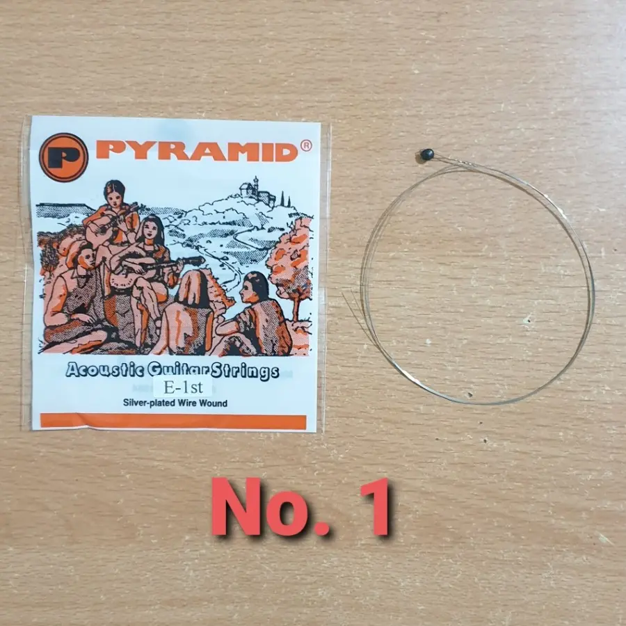senar gitar pyramid no 1 1 pack isi 12 pcs