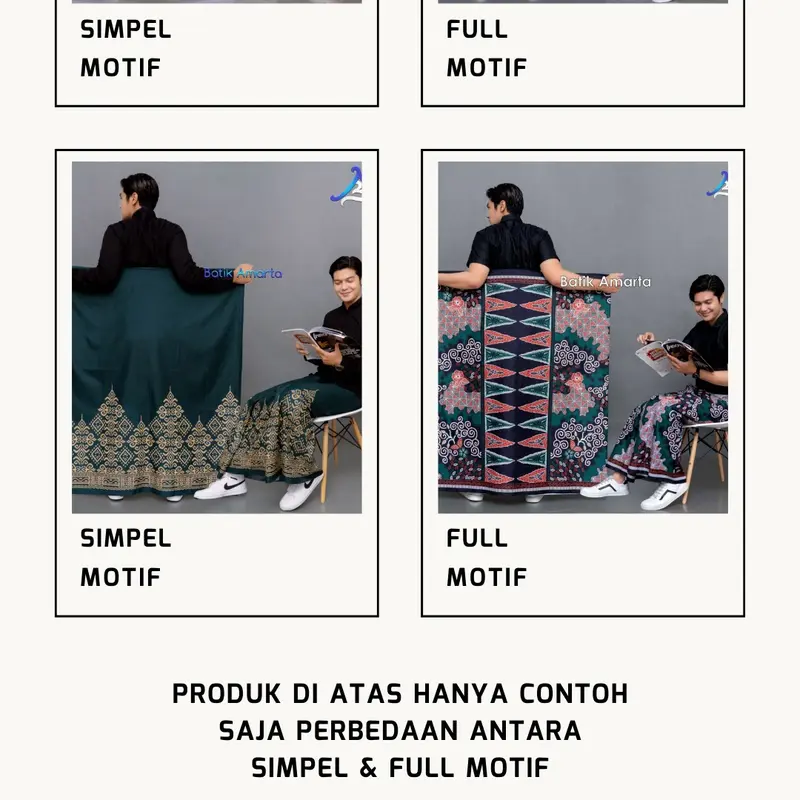 [ 90rb dapat 3pcs ] SARUNG BATIK MOTIF KEKINIAN TERBARU GUS IQDAM 1