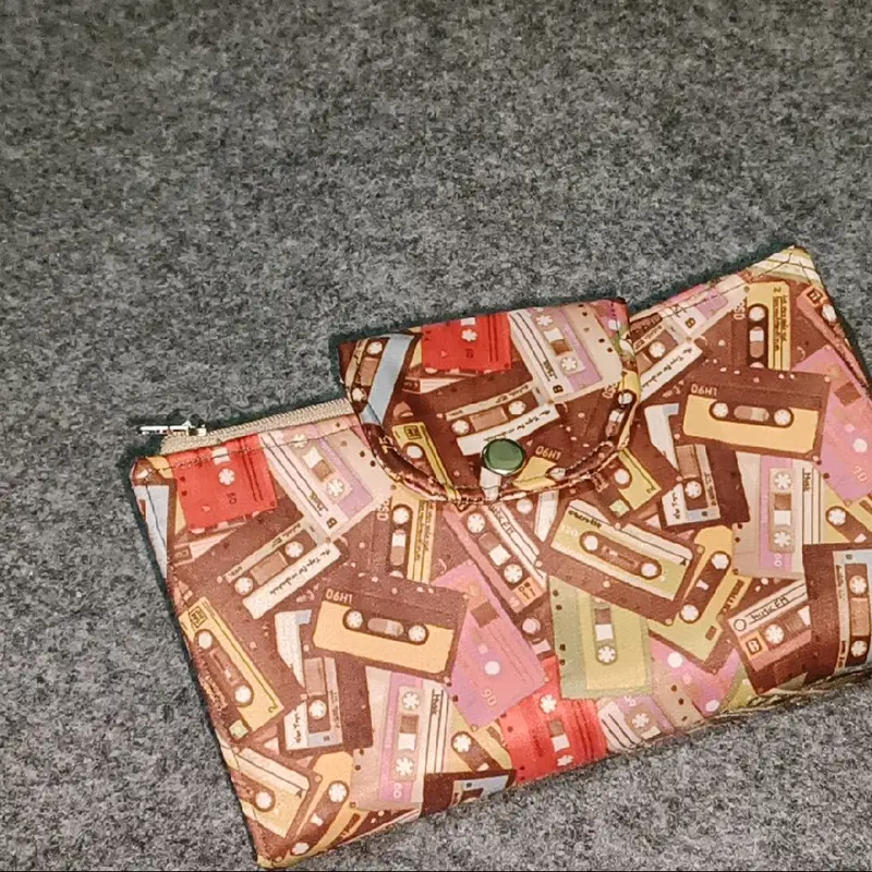 Wallet Organizer / Dompet Disiplin Keuangan Motif Polos Kartu Panjang Multifungsi Resletinh Kotak 6