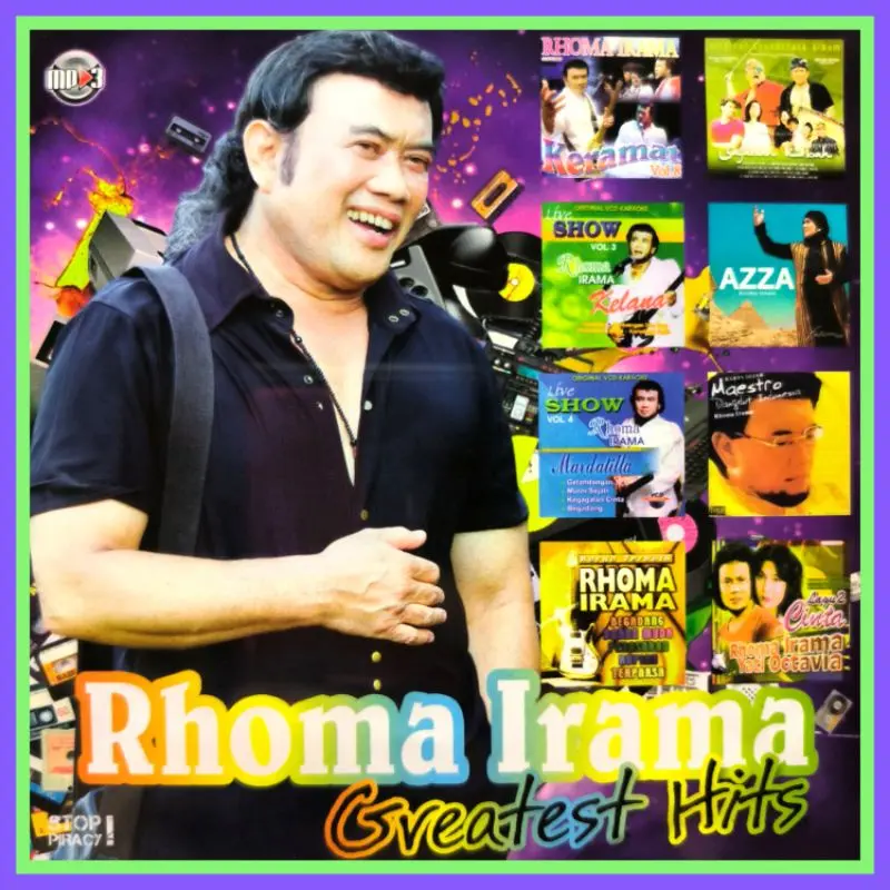 Kaset Mp3 Audio Musik 173 Lagu Dangdut Rhoma Irama Feat. Rhido Rhoma Album Pilihan Terlaris.